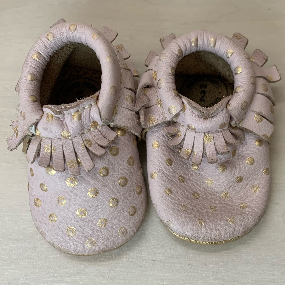 Freshly Picked Blush and Gold Soft Soles